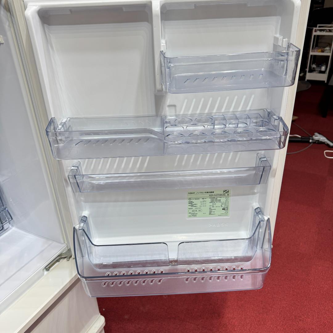 東京23区送料無料　超美品AQUA3ドア冷蔵庫　272L製氷機有