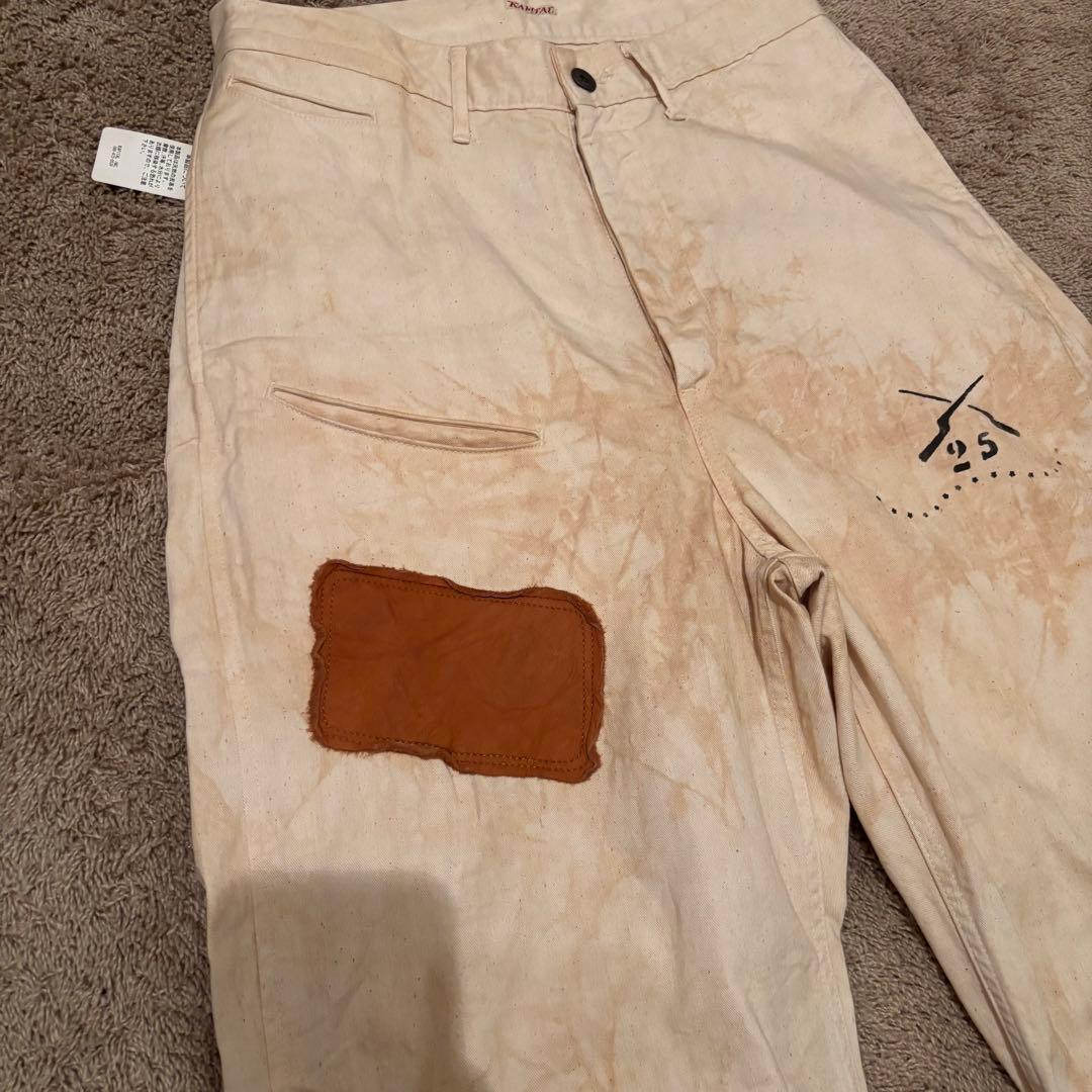 KAPITAL キャピタル レザーパッチ シンチバック ミリタリー パンツ