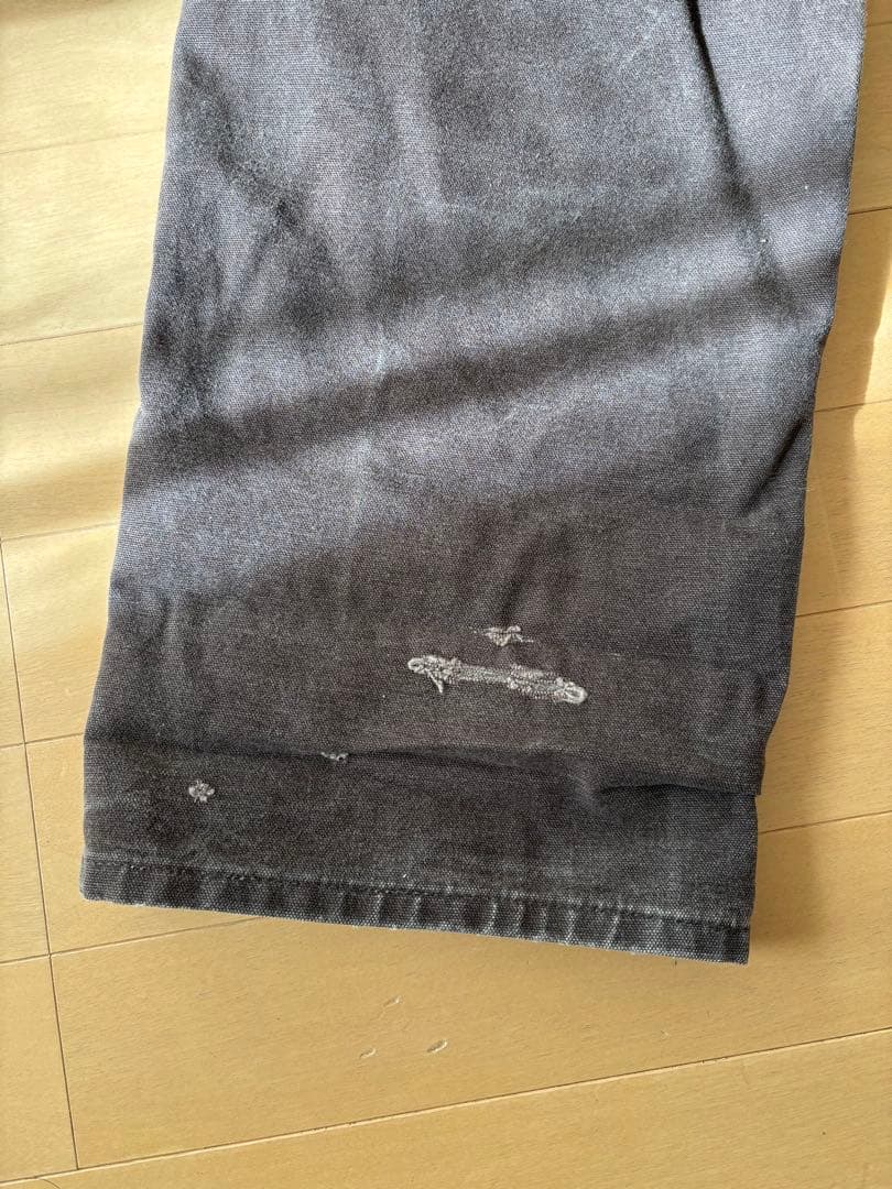 00s メキシコ製USA生地 ダークブラウン ダブルニー カーハート 34×34