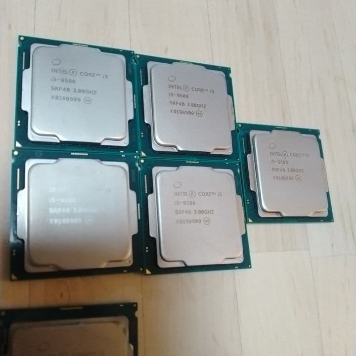 Intel Core i5 9500×5枚他　計10枚