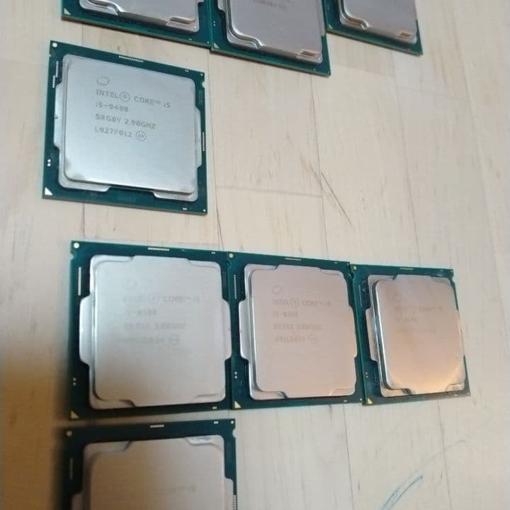 Intel Core i5 9500×5枚他　計10枚
