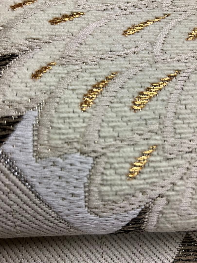 お仕立て上がり名古屋帯　新品未使用品　正絹　西陣織　No.346