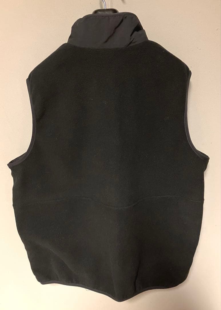 【超人気‼️】パタゴニア patagonia プルオーバーフリースベスト 黒 XL