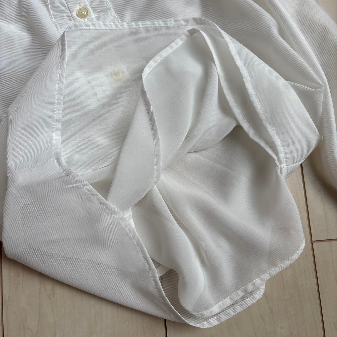 セール　kate spade ケイトスペード　フリル　白　長袖　ブラウス　１２０