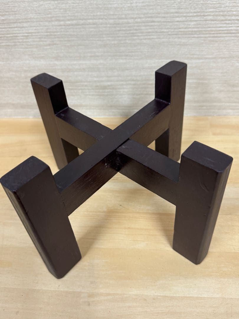 【未使用】遠赤外線 2L 焼酎サーバー　陶器製 木製台座・真鍮コック付き