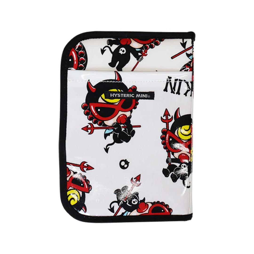 ヒステリックミニ　DEVILKIN総柄 PVC マルチケース　 母子手帳ケース
