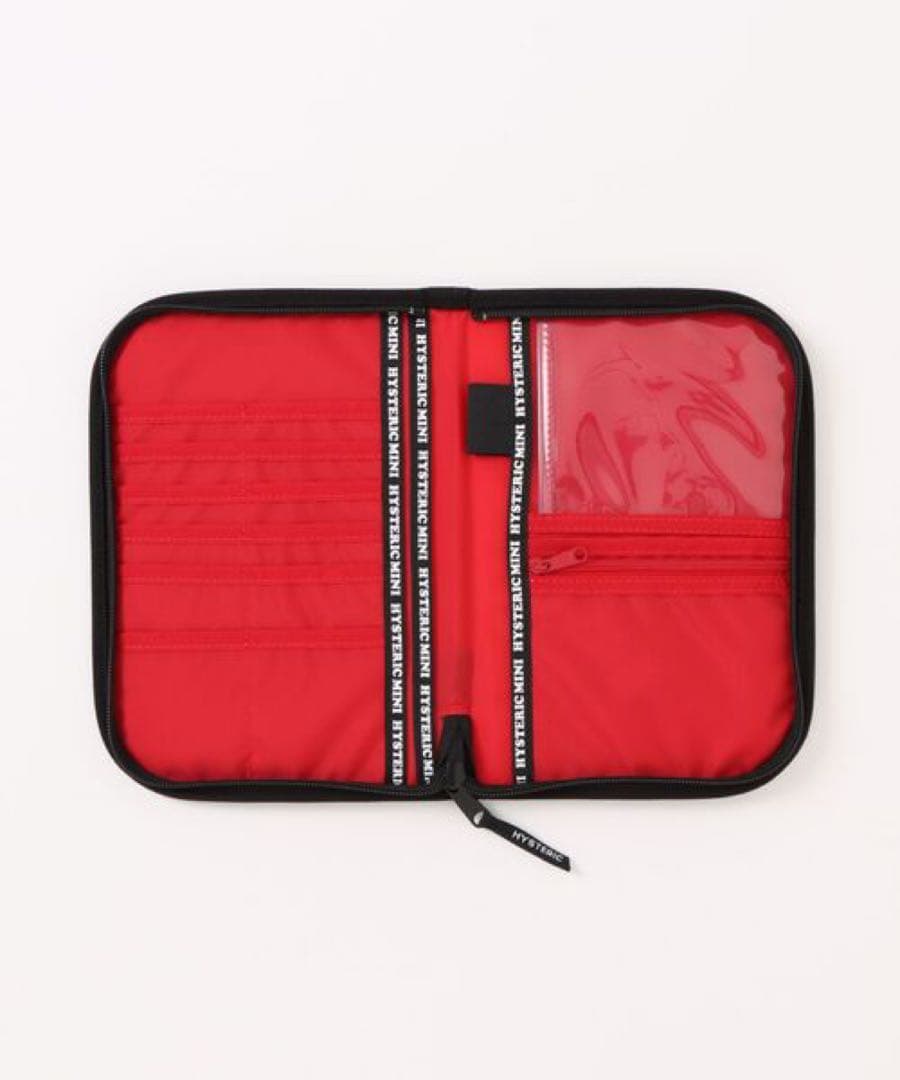 ヒステリックミニ　DEVILKIN総柄 PVC マルチケース　 母子手帳ケース