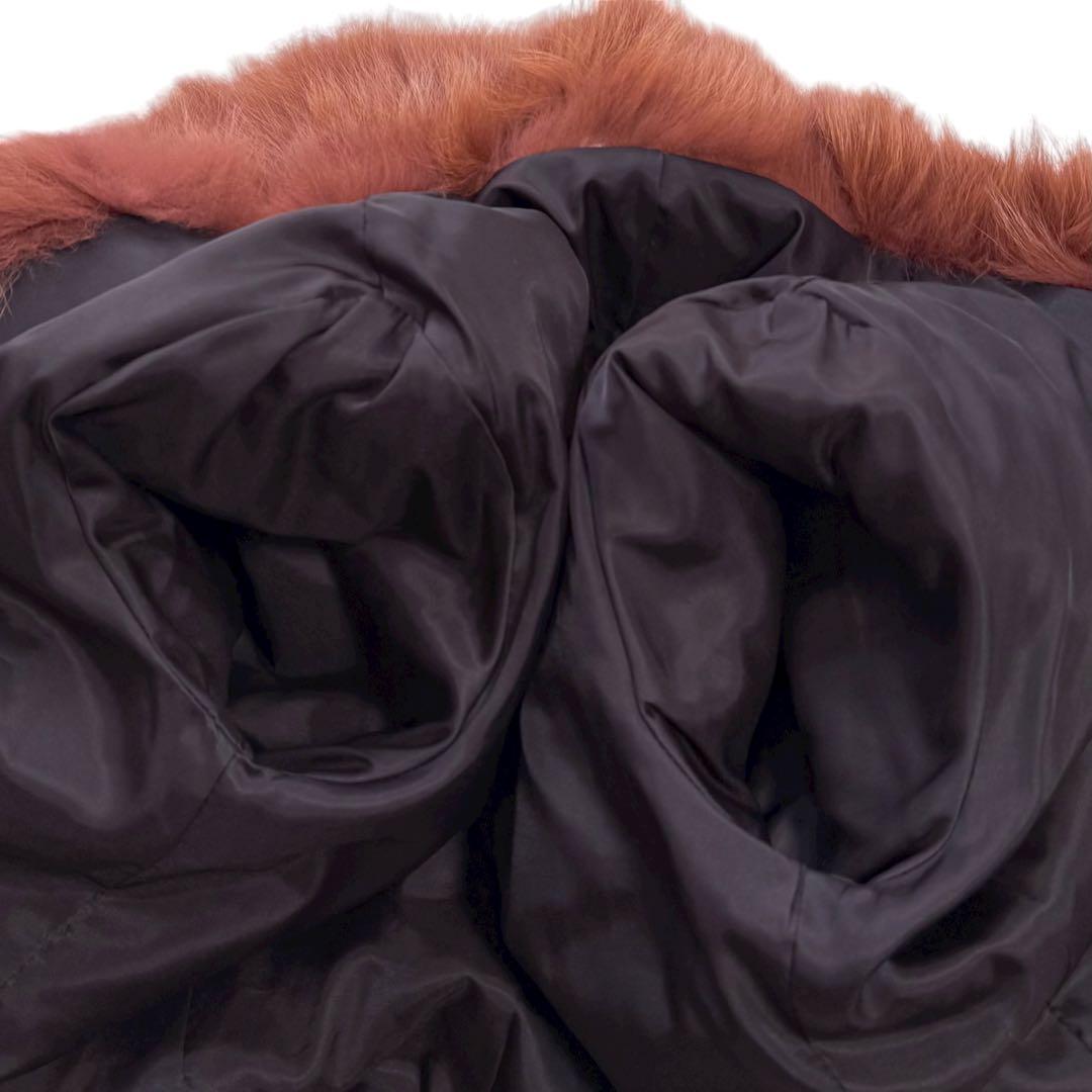 【希少色】フォックス リアルファー クロップド丈 ジャケット フレアスリーブ