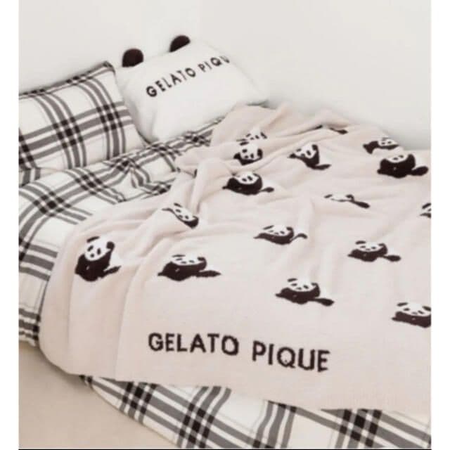 ジェラートピケ パンダ マルチカバー 毛布 ブランケット ジェラピケ