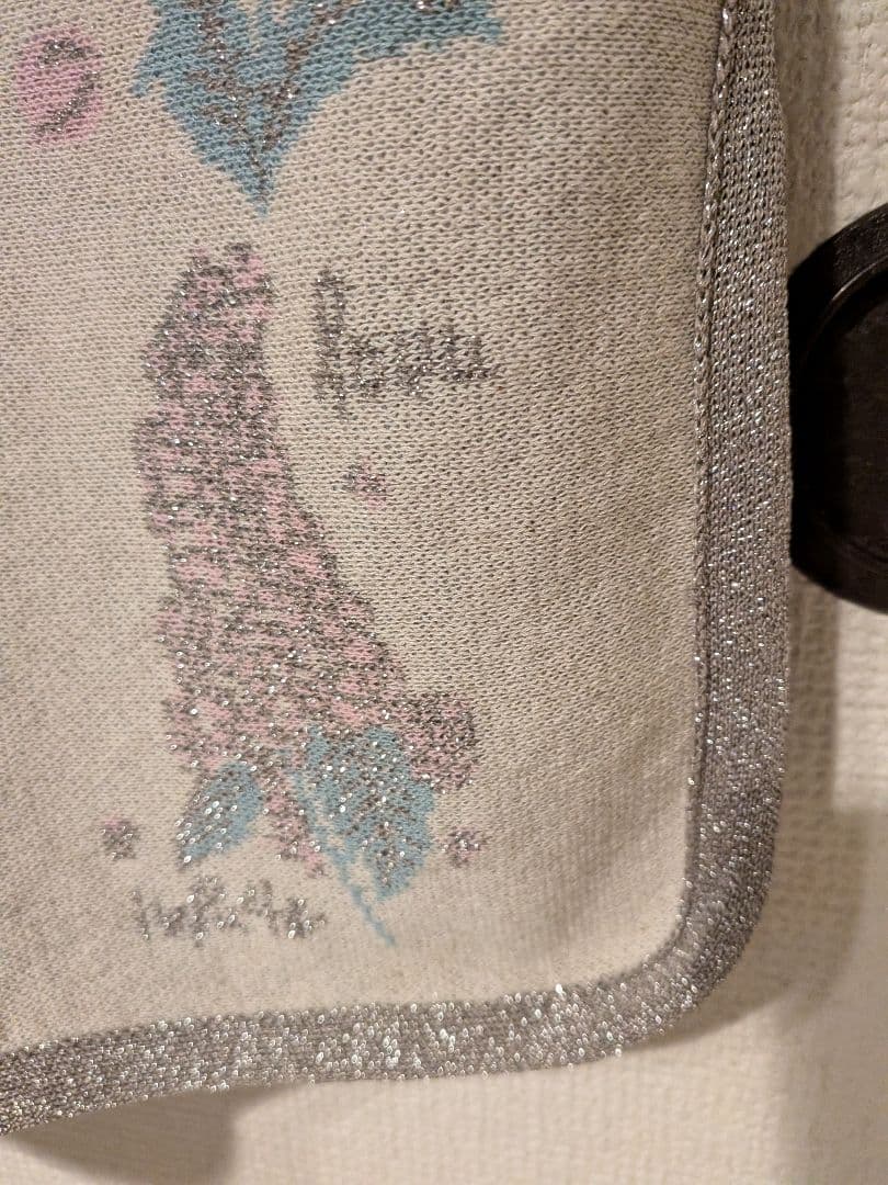 週末値下げ！縷縷夢兎ルルムウ　ラメニットワンピース　花柄