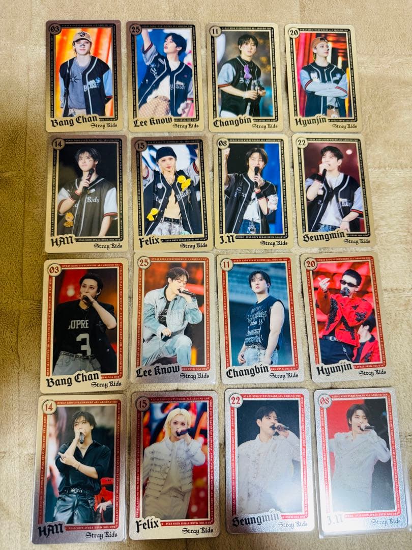 Stray Kids スキズ　エコパスタジアム　ライブフォトカード　コンプリート