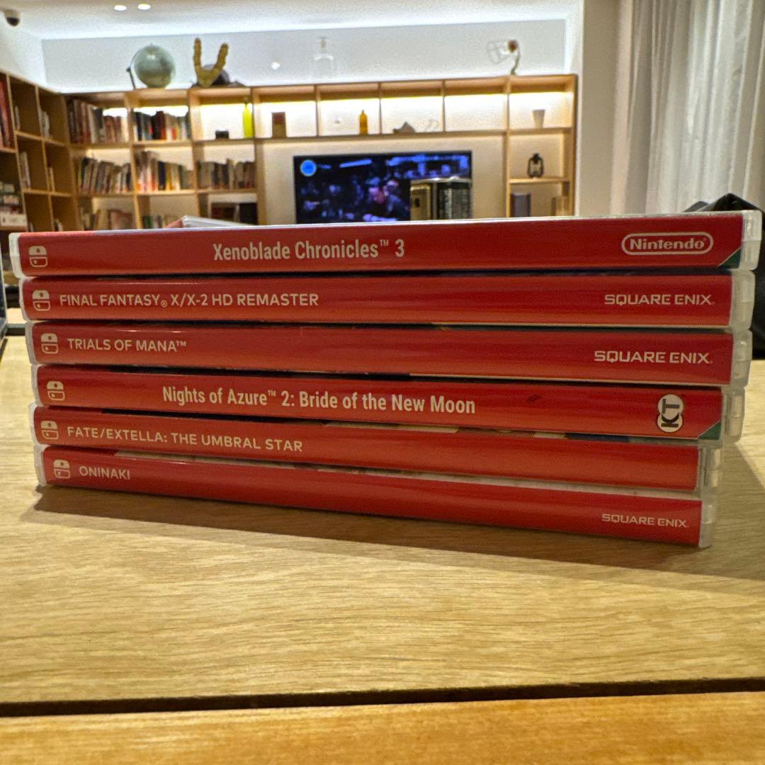 JRPGSのソフト6本 (FFX/X2,… etc) switch