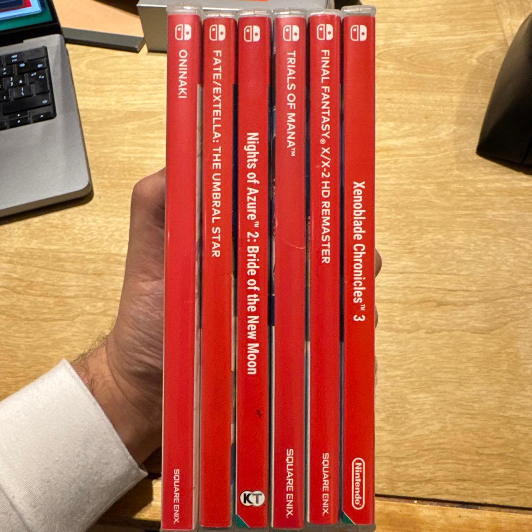 JRPGSのソフト6本 (FFX/X2,… etc) switch