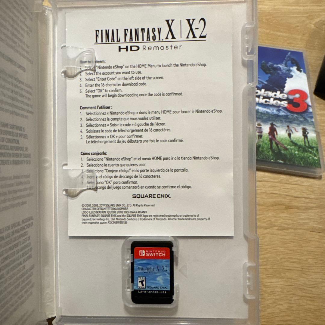 JRPGSのソフト6本 (FFX/X2,… etc) switch