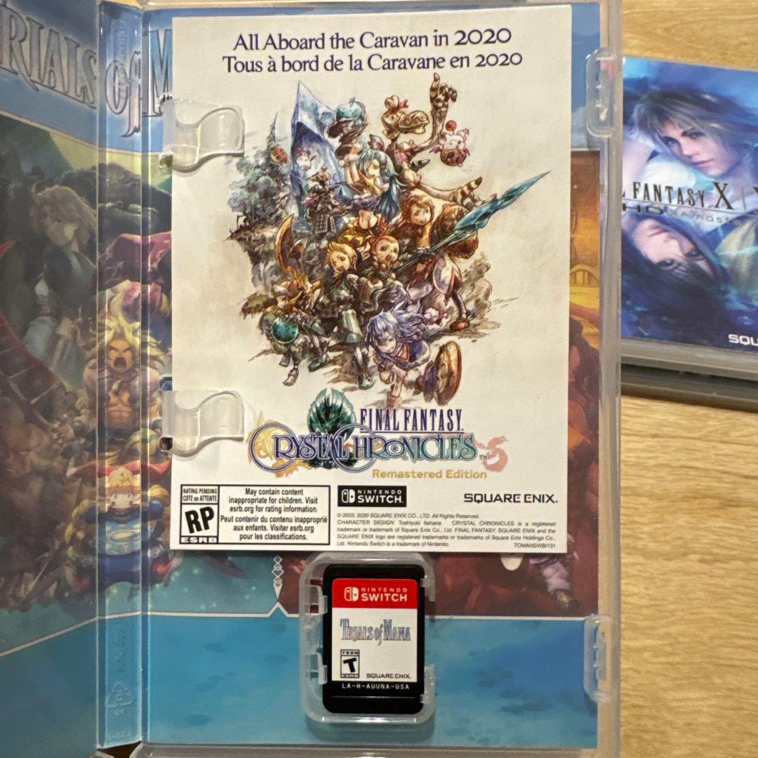 JRPGSのソフト6本 (FFX/X2,… etc) switch