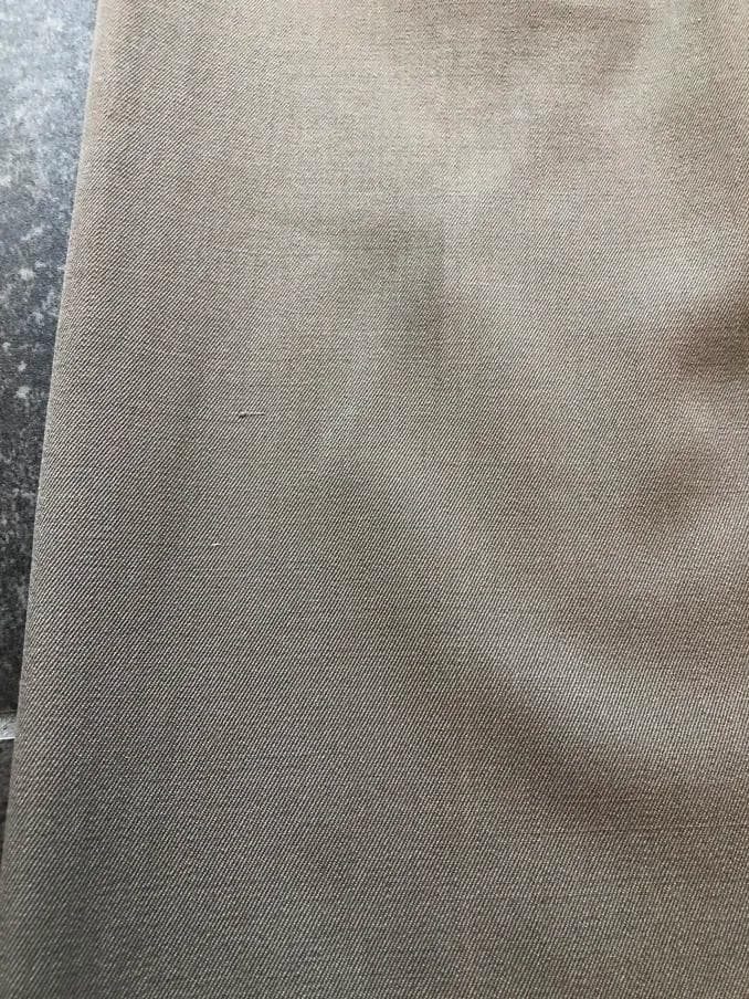 40s 50s カーキ×グレー ウール ギャバジン織り スラックス ヴィンテージ