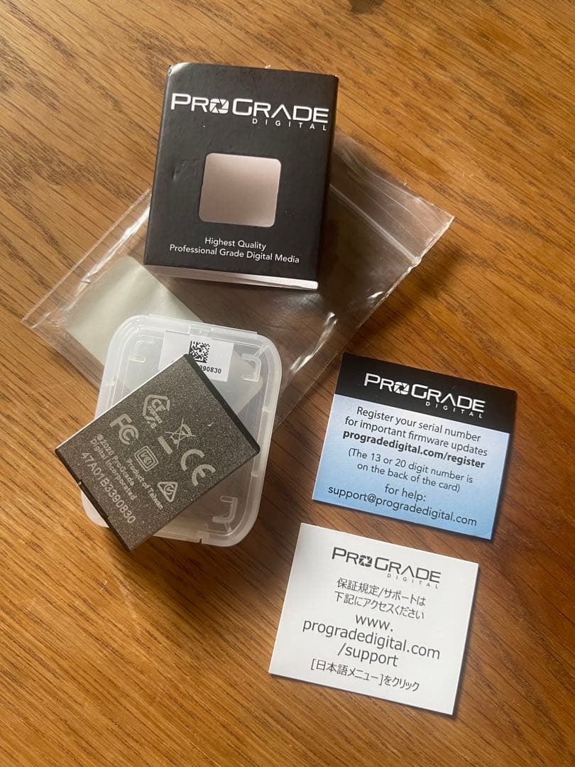 ProGrade CFexpress TypeB 325GB＿1枚のみ