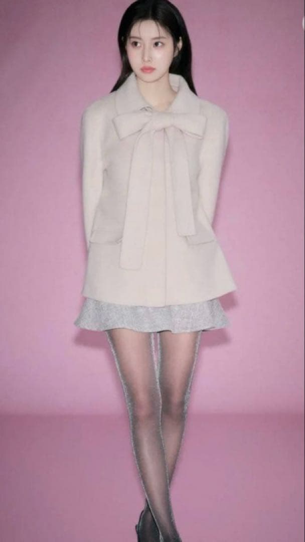 ◆スナイデル◆アイボリー　リボン付き ウールジャケット