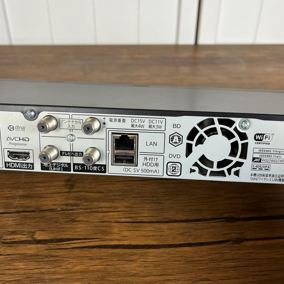 SHARP ブルーレイレコーダー　BD-NT1000 2016年製　リモコン付き