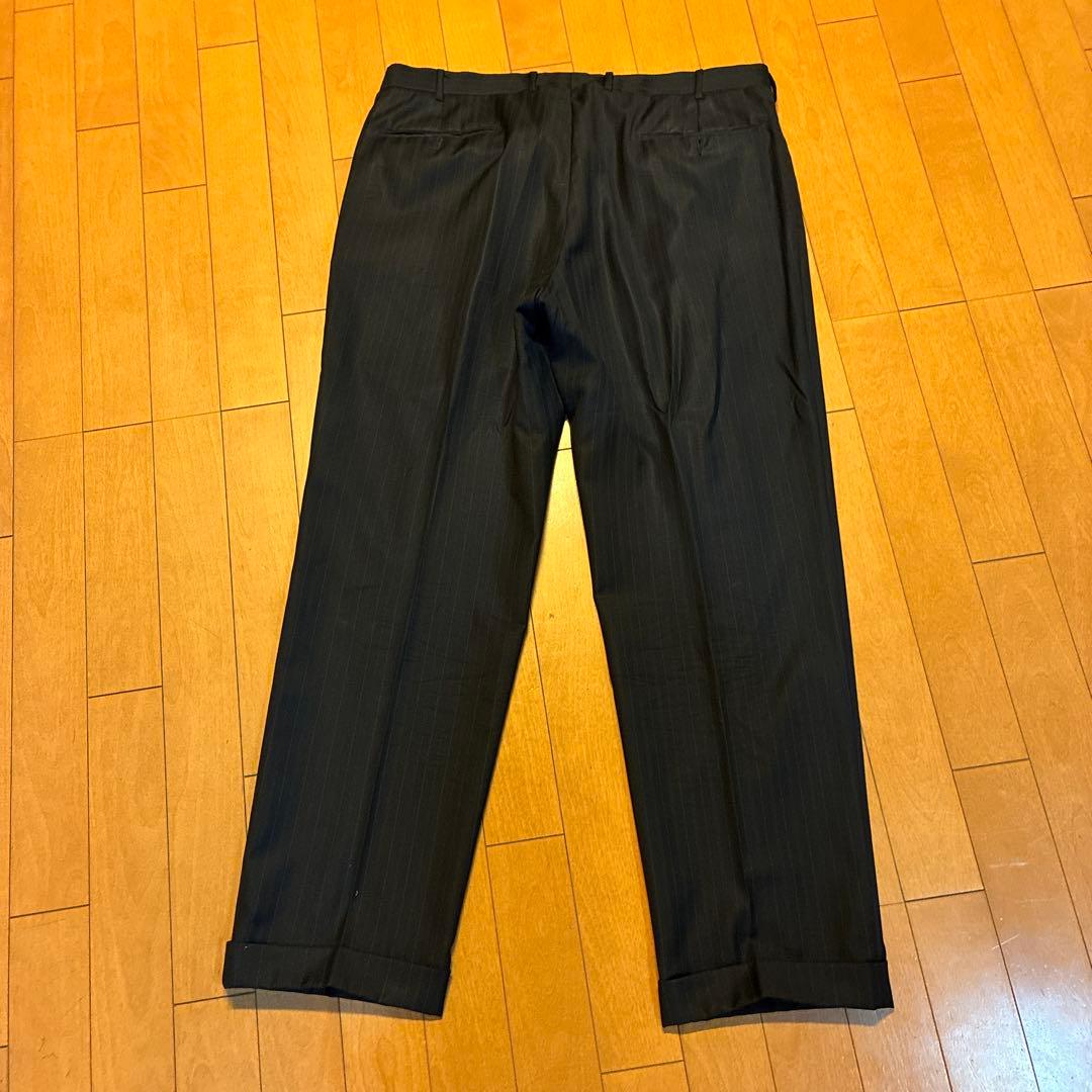 エルメネジルドゼニア スーツ 52ネイビー ストライプ ZEGNA