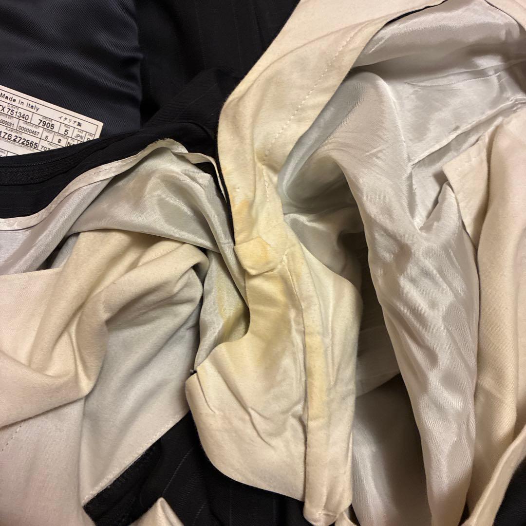 エルメネジルドゼニア スーツ 52ネイビー ストライプ ZEGNA