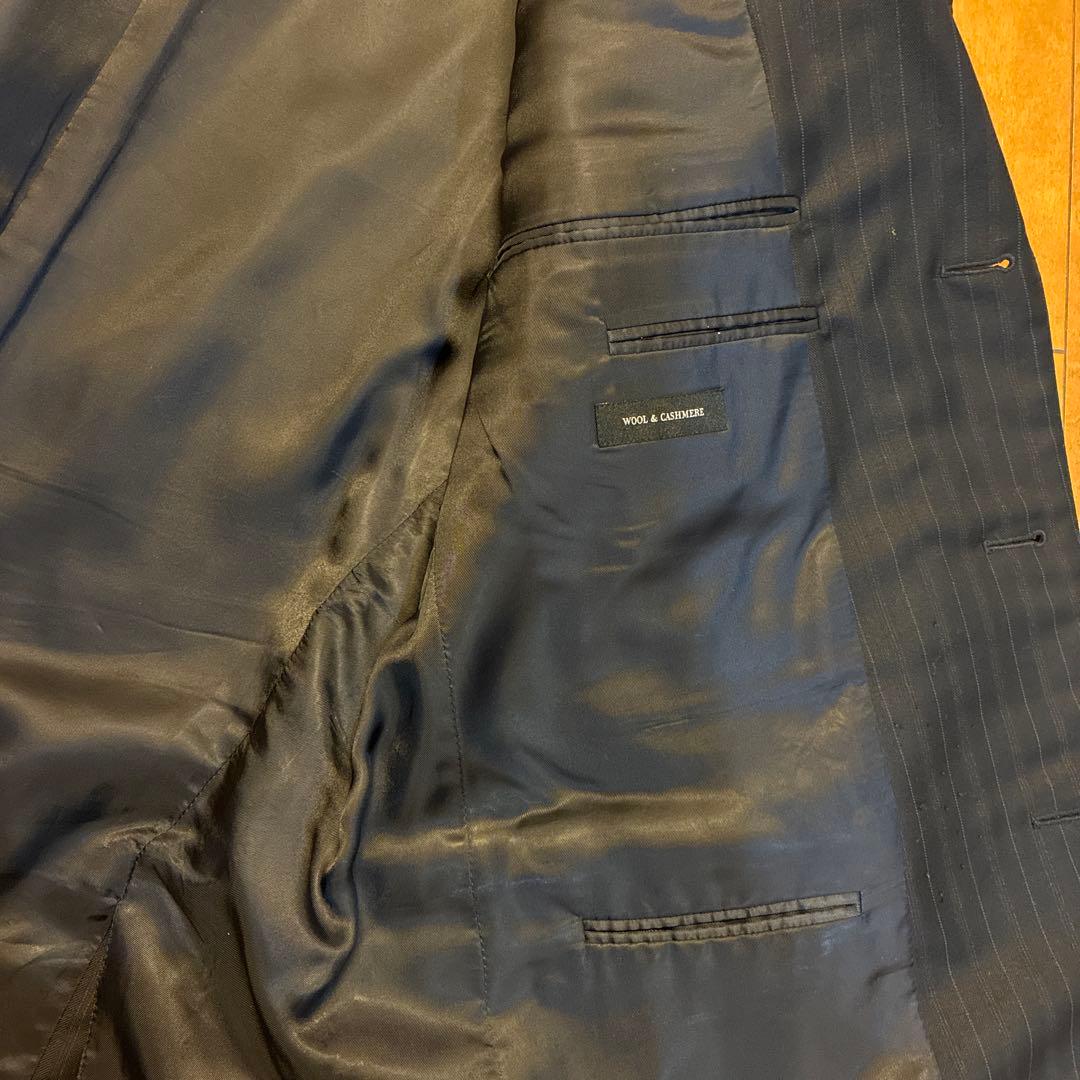 エルメネジルドゼニア スーツ 52ネイビー ストライプ ZEGNA