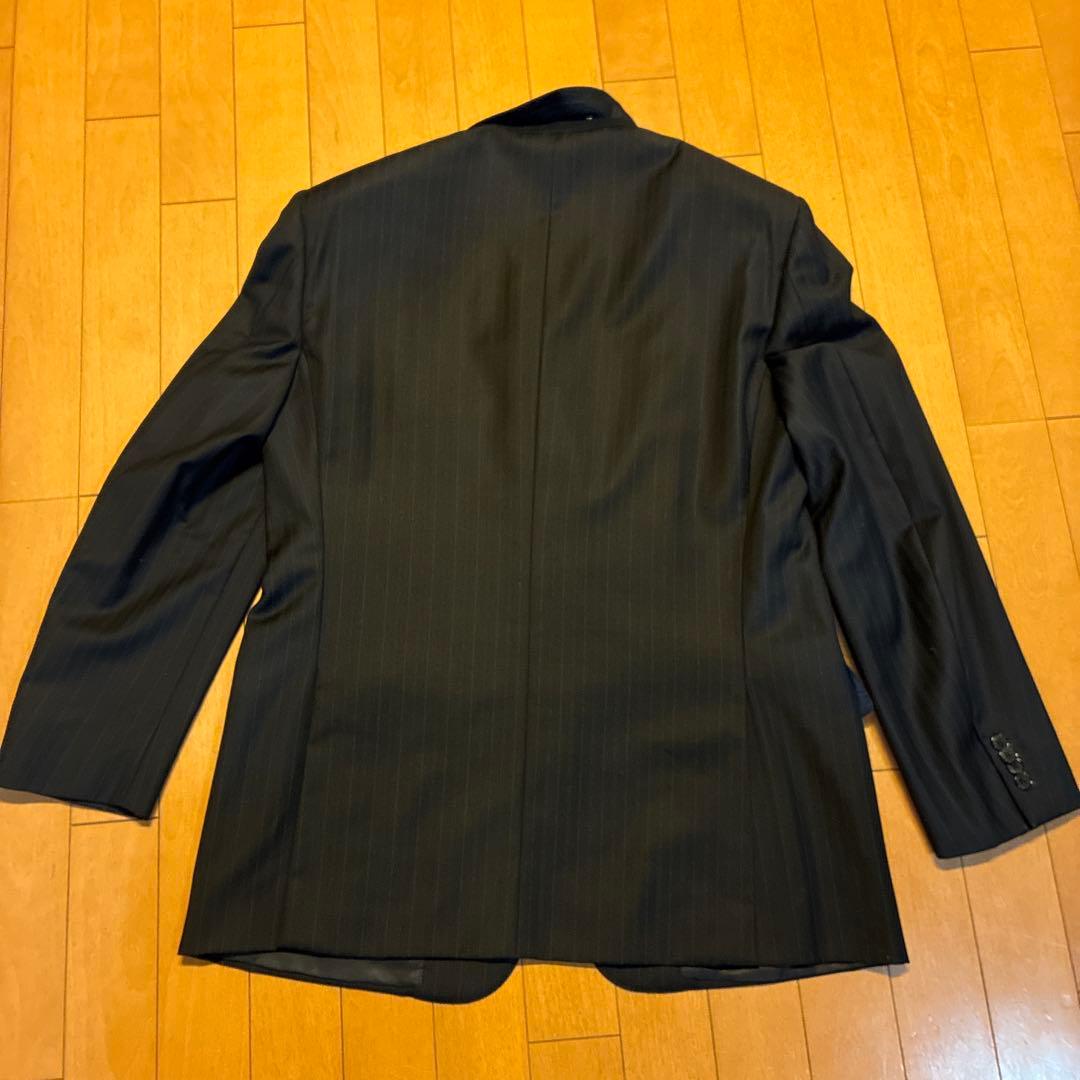 エルメネジルドゼニア スーツ 52ネイビー ストライプ ZEGNA