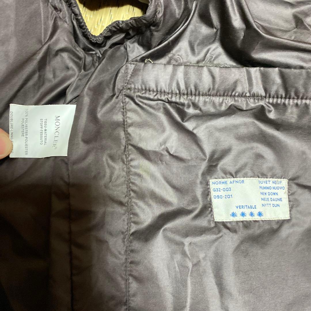 き*つ様 MONCLER ブラウン　キルティングダウンベスト サイズ3