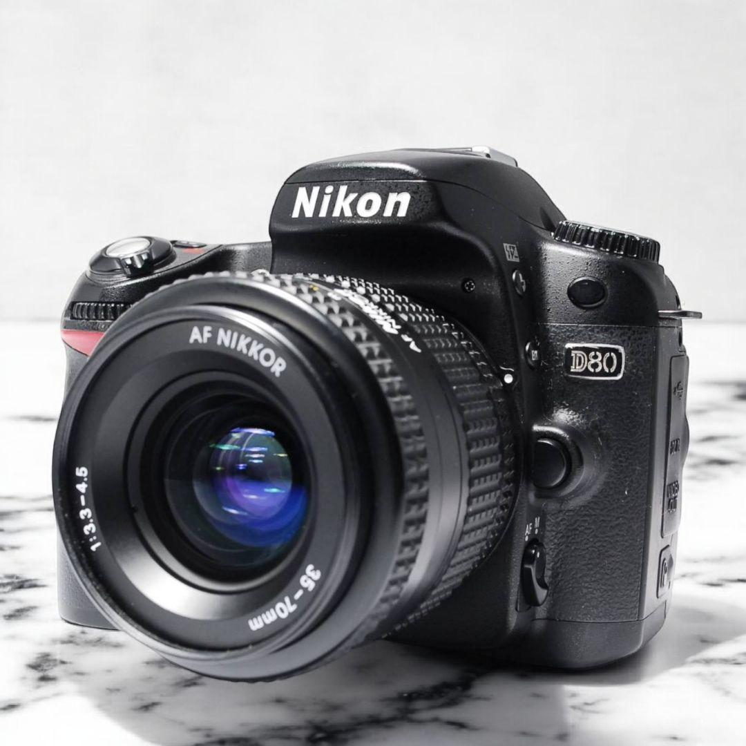 ♥すぐ使える♥ニコン Nikon D80 一眼レフ 標準レンズ付き 動作良好