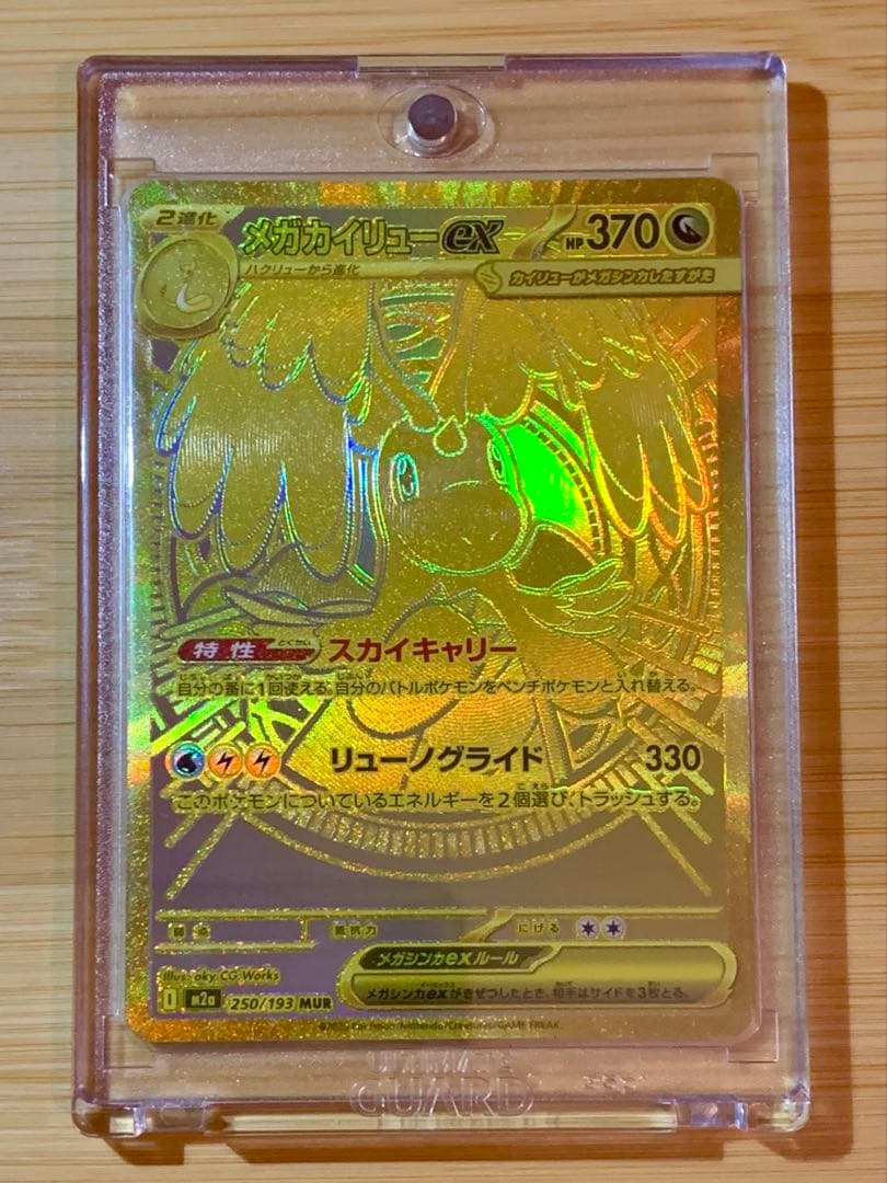 メガカイリュー ex mur (ケース付き)