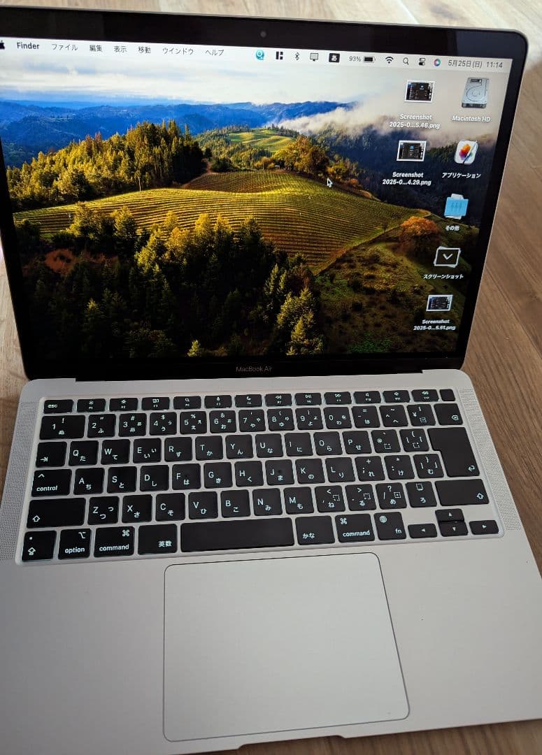 MacBook Air M1 16gb 512gb 2020 バッテリー95%