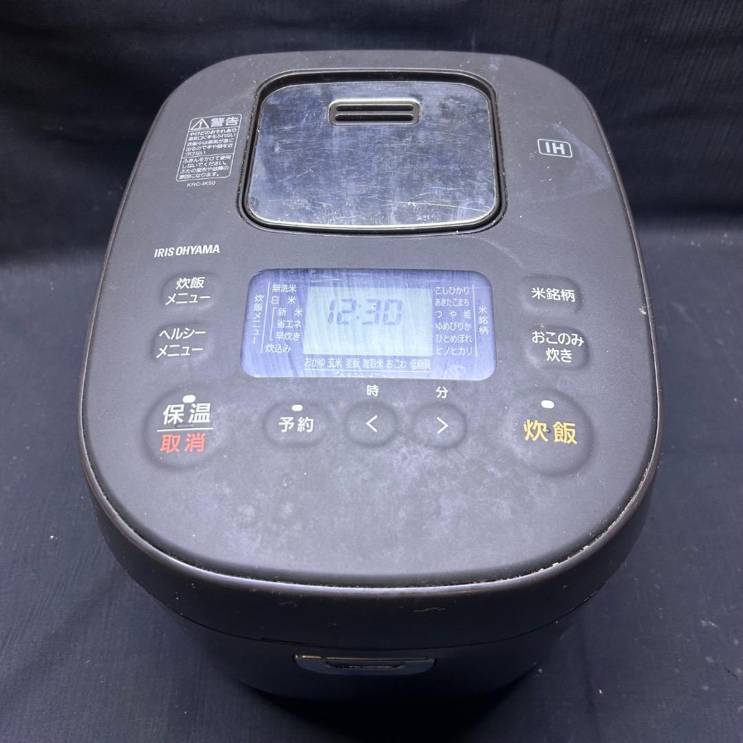▽Db右横1097 アイリスオーヤマ IHジャー炊飯器 2021年製 5.5合