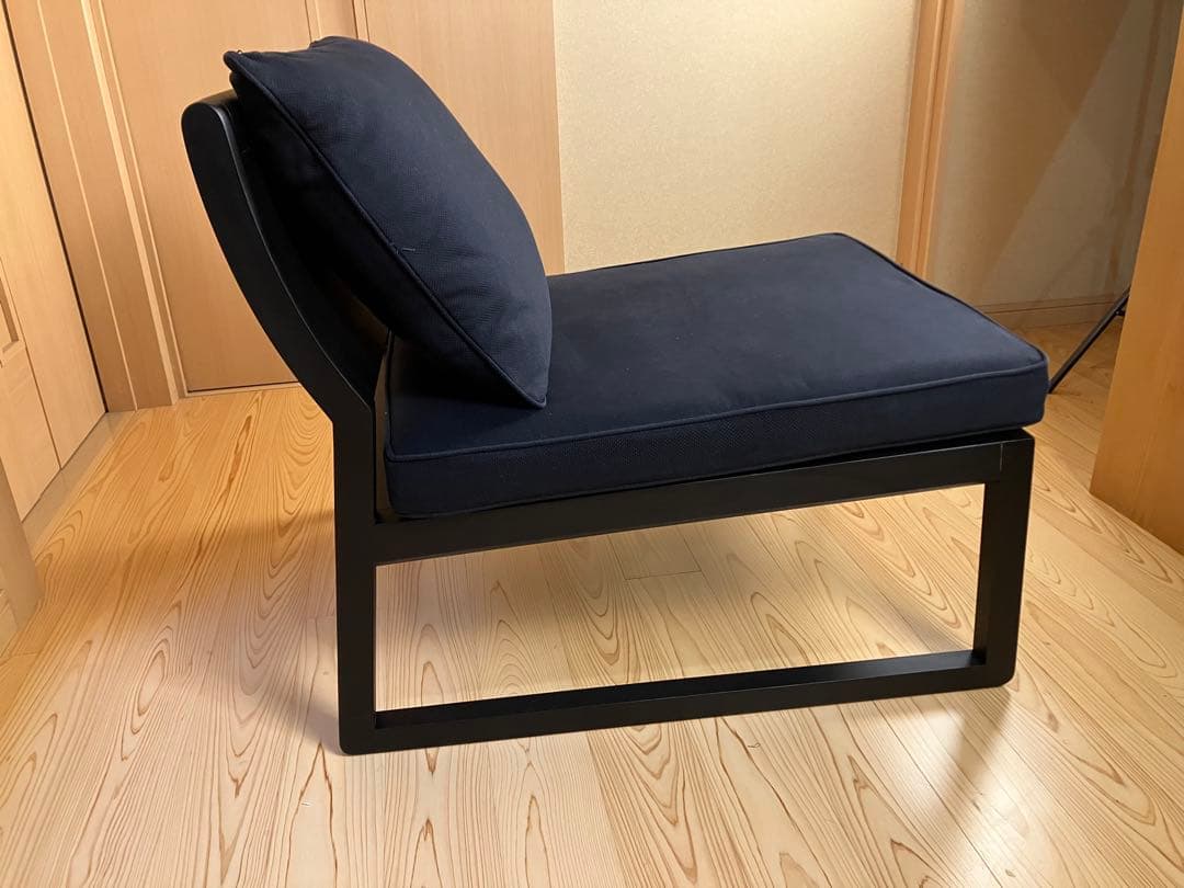 Yoshi　カッシーナ　イクスシー　ラウンジソファ　ブラック　木製