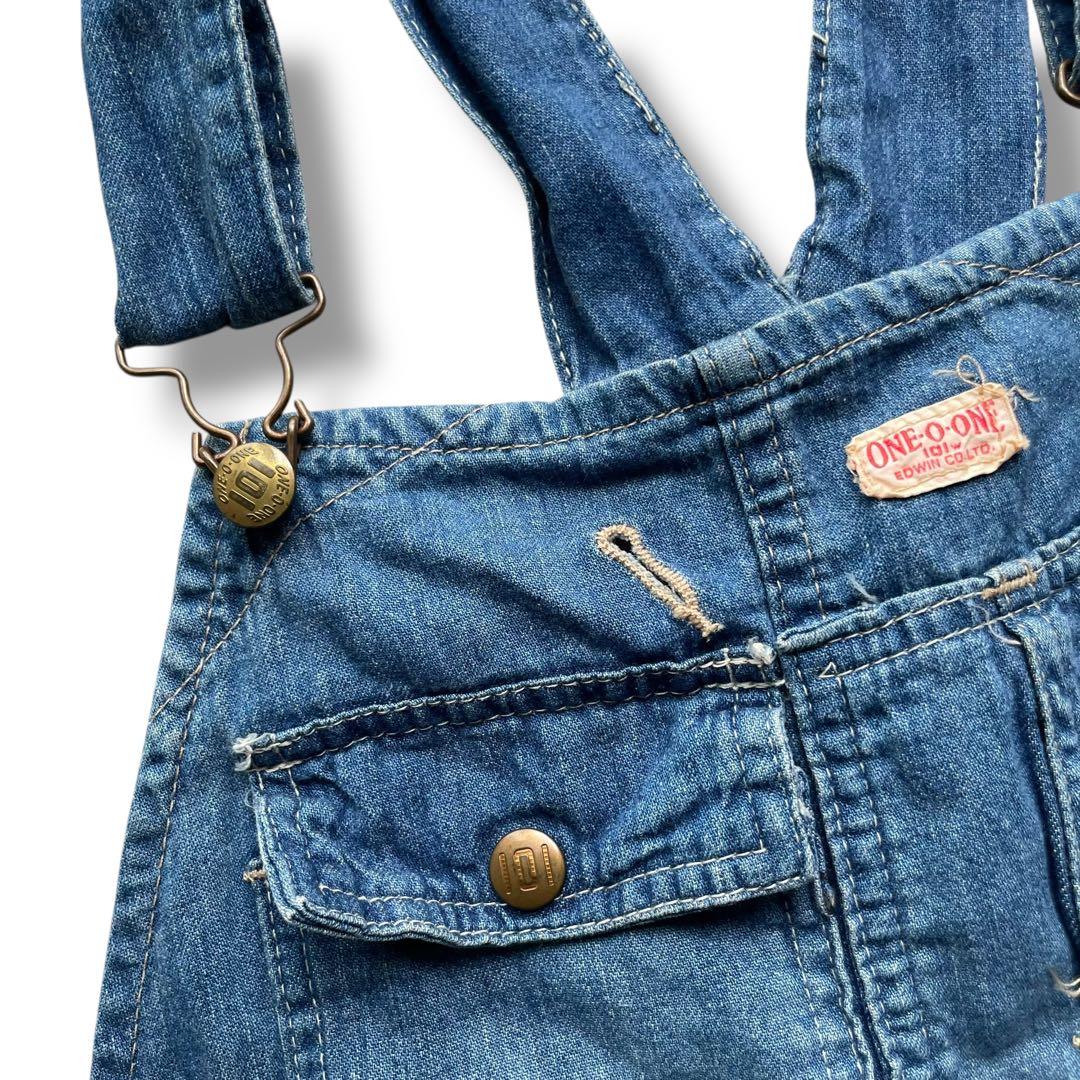 ONE-0-ONE ローバック デニム オーバーオール size 34