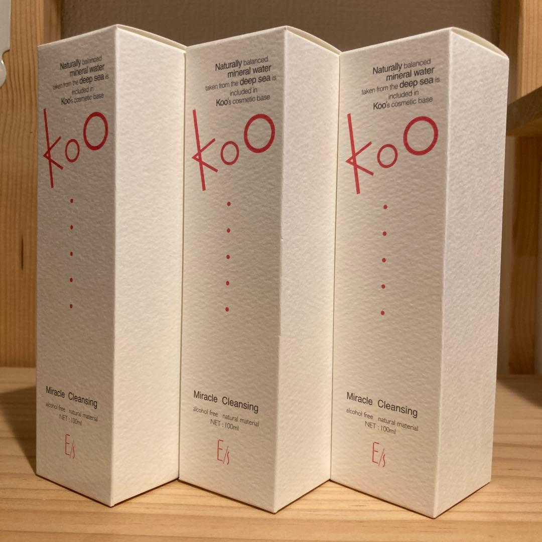 ミラクルクレンジング　KOO 100ml 3本