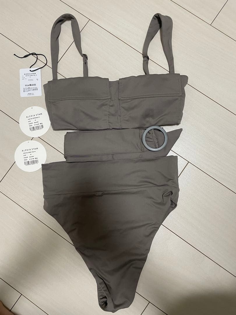 ALEXIA STAM 水着 Mサイズ グレー