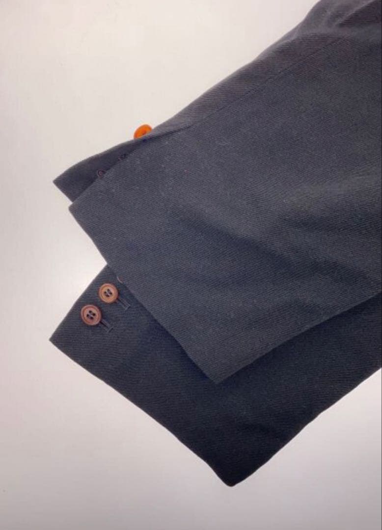 25ssオーバーサイズノーカラーポリ縮ジャケットコムデギャルソンシャツSHIRT