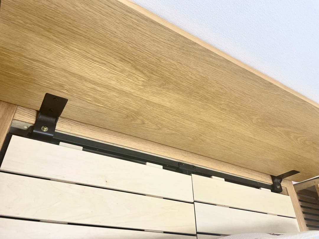 【送料込み】無印良品ナチュラル木製ダブルベッドフレーム