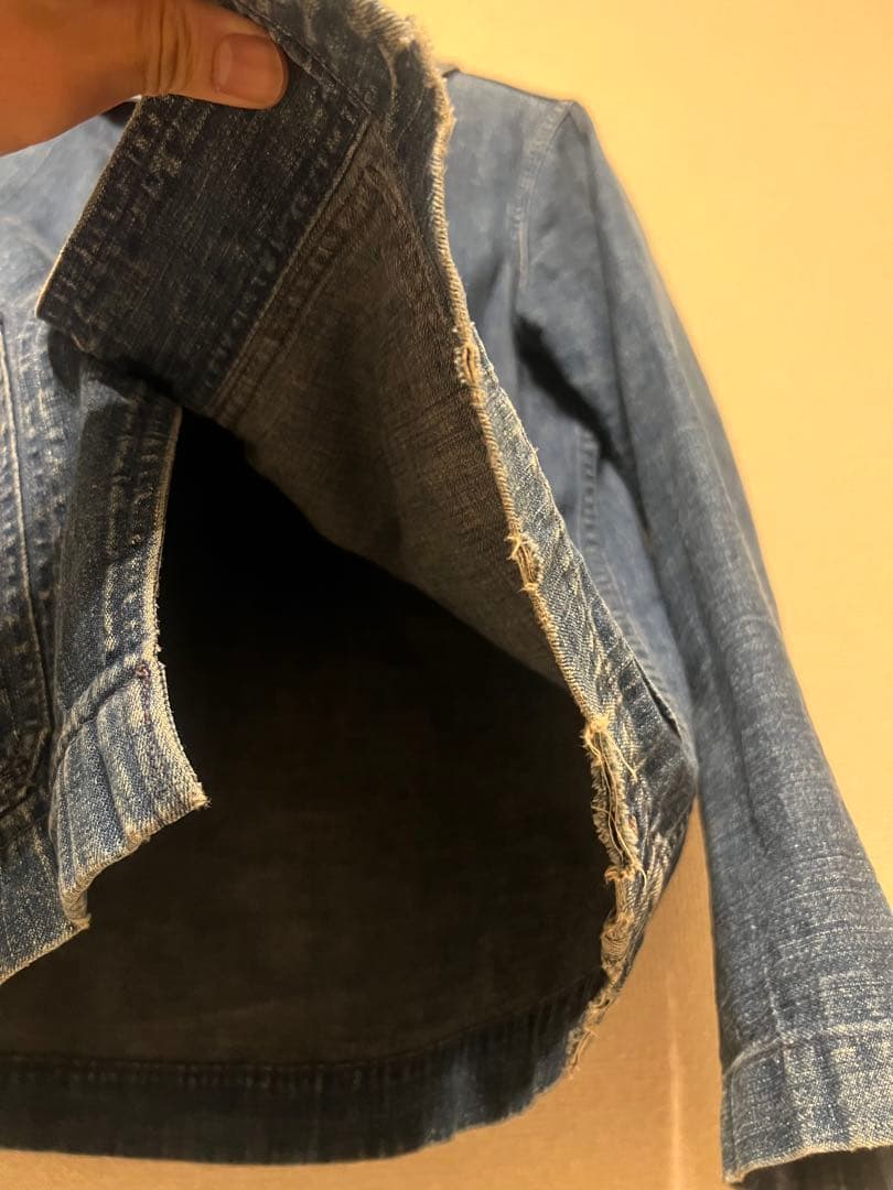 50s USNAVYデニムショールカラージャケットvintage