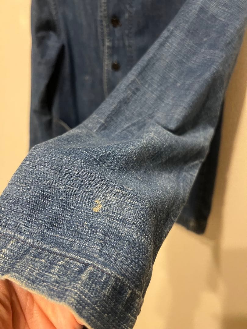 50s USNAVYデニムショールカラージャケットvintage