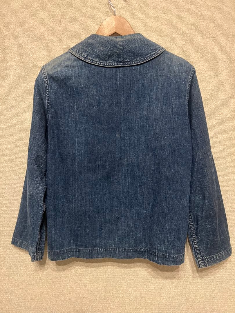 50s USNAVYデニムショールカラージャケットvintage