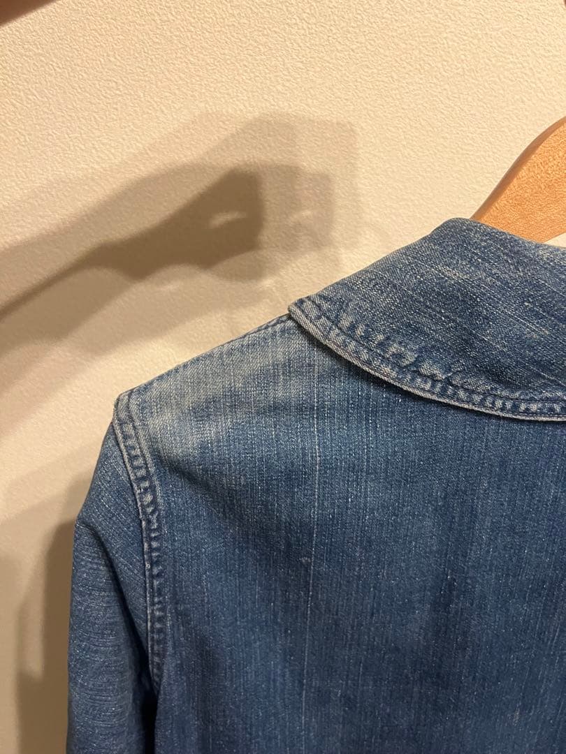 50s USNAVYデニムショールカラージャケットvintage