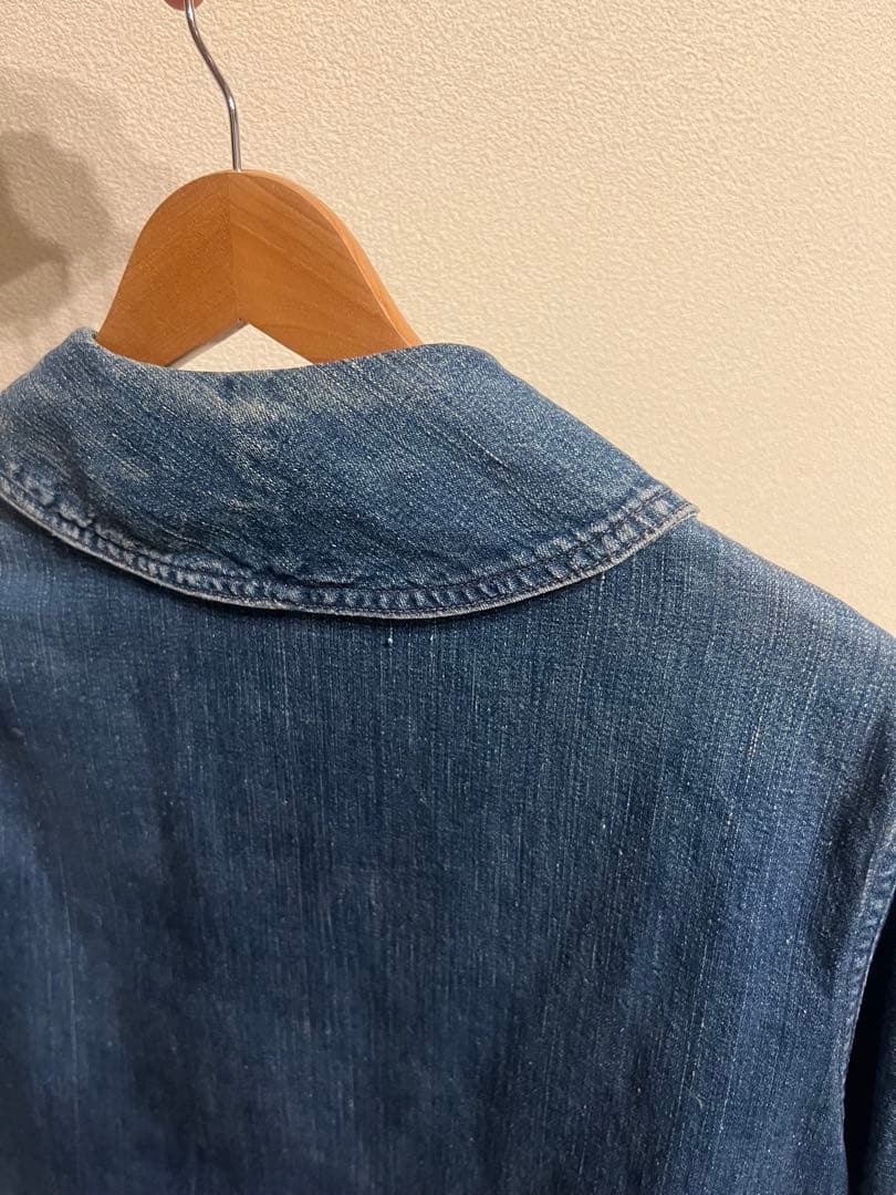 50s USNAVYデニムショールカラージャケットvintage