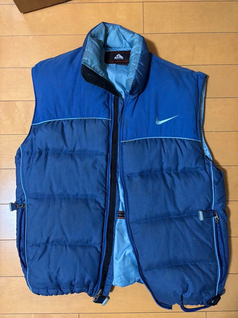 Nike ACG ダウンベスト ブルー