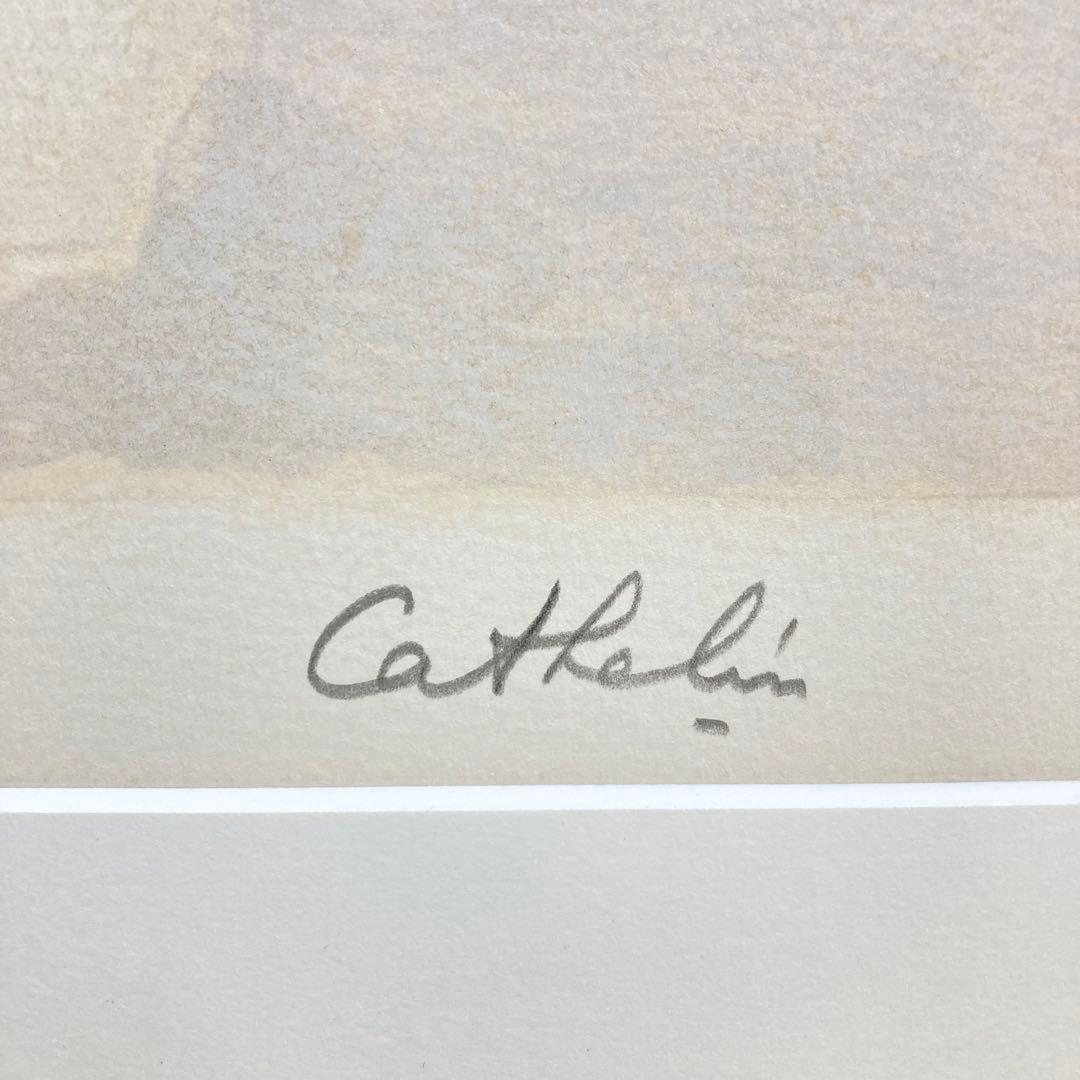 【真作保証】ベルナール・カトラン「アネモネ」リトグラフ 直筆サイン 版画 絵画