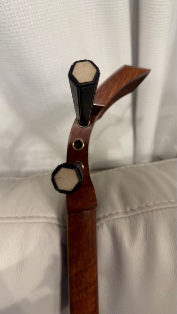 【破れ無し】美品　本体　三味線　中棹