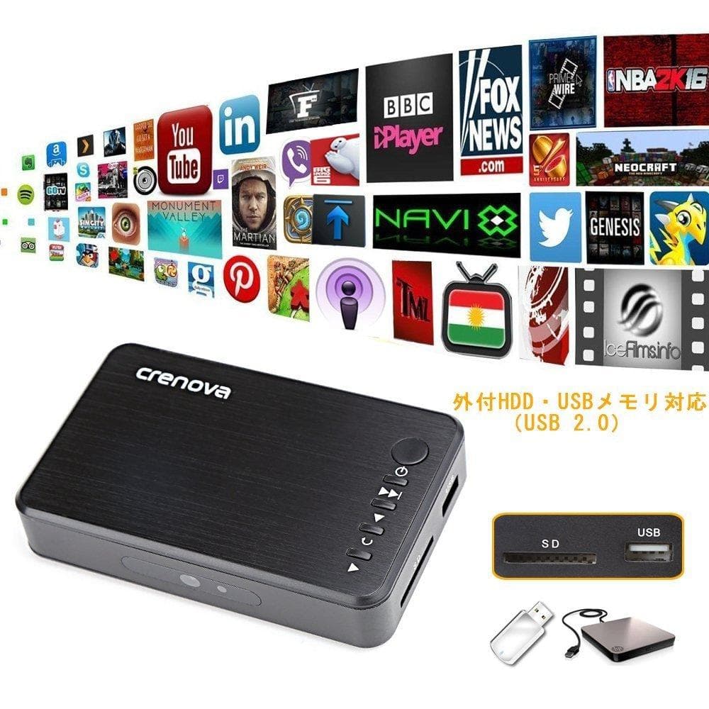 1920x1080多機能メディアプレーヤー