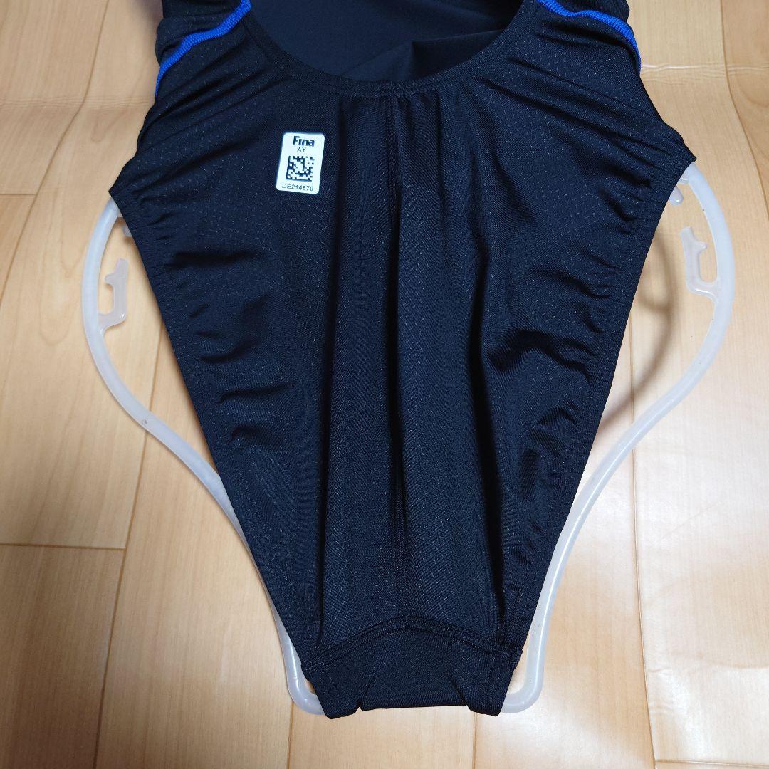 XOサイズ 新品未使用 arenaスポーツ用水着 黒/青 ハイカット レディース