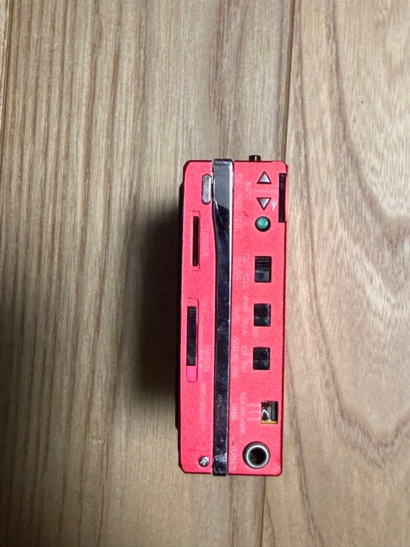 SONY WM-F501 ラジオカセットプレーヤー 赤
