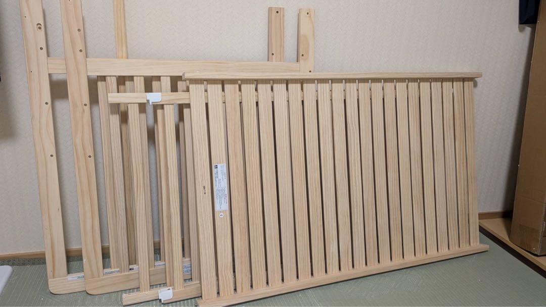 ニトリ　ベビーベッド　シンプル